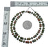 Native American Unakite Sterling Silver Bead Necklace JX126884